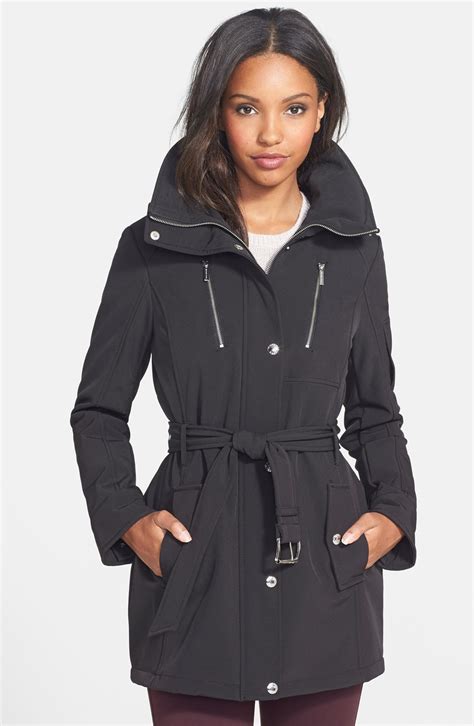 michael kors soft shell jacket women's|michael kors lightweight jacket women's.